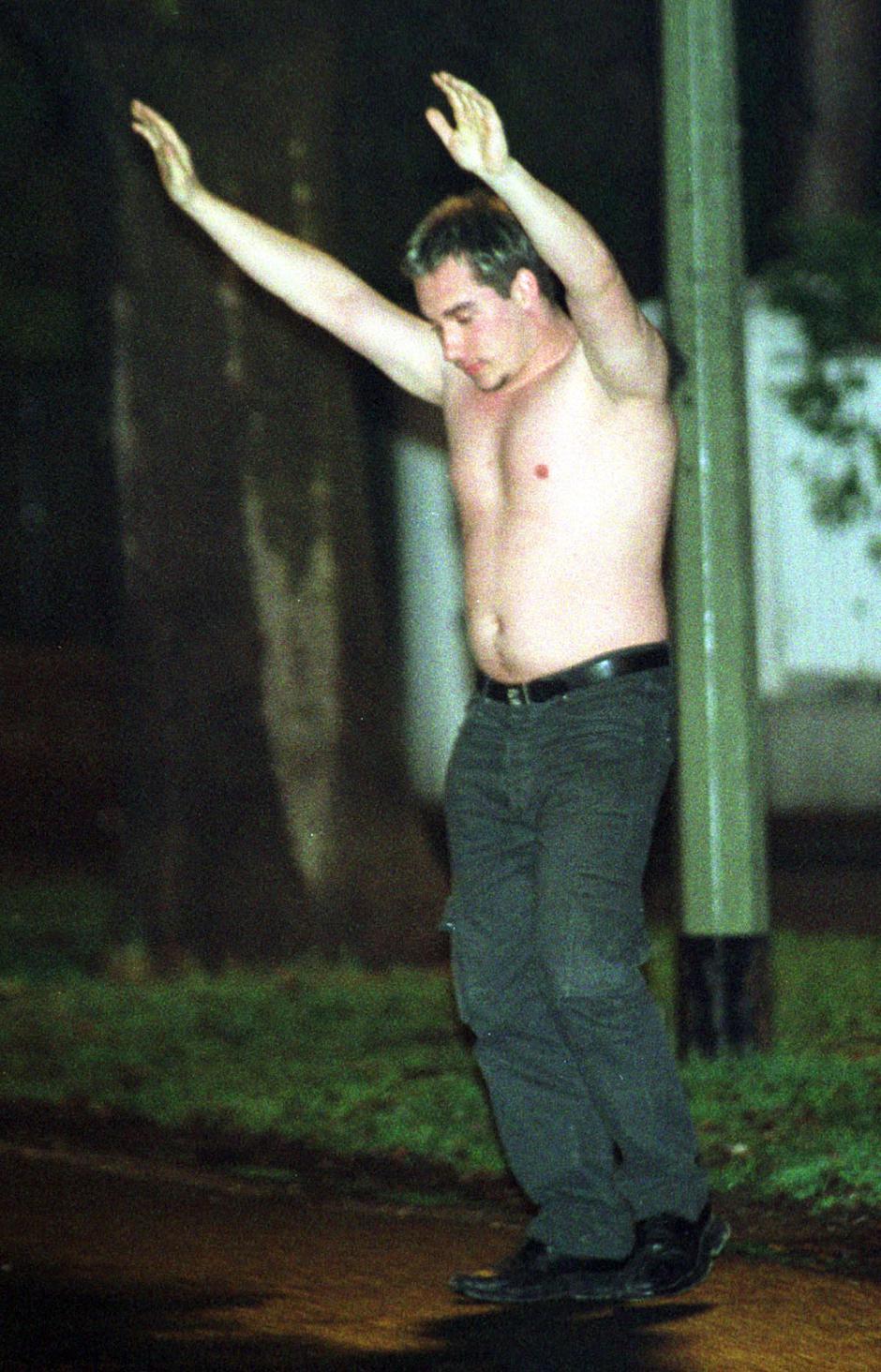 Zagreb: Osu?eni ubojica Sr?an Mla?an ubio policajca i oteo obitelj, arhiva 2002.  | Author: Igor Kralj/HISTORY I/C