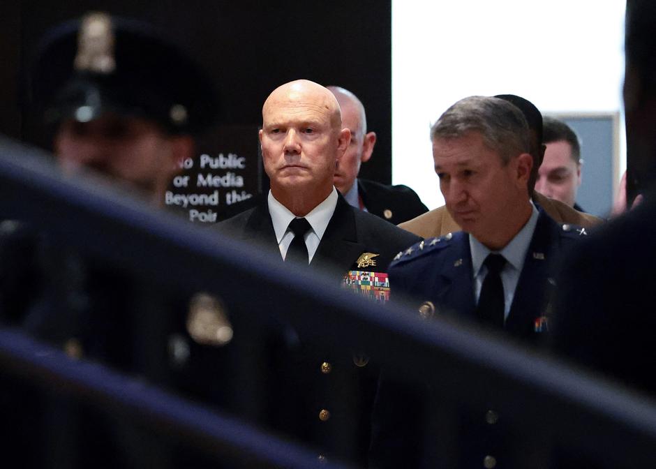 U.S. Navy Admiral Bradley attends congressional briefings on Capitol Hill, in Washington | Author: Evelyn Hockstein/REUTERS
