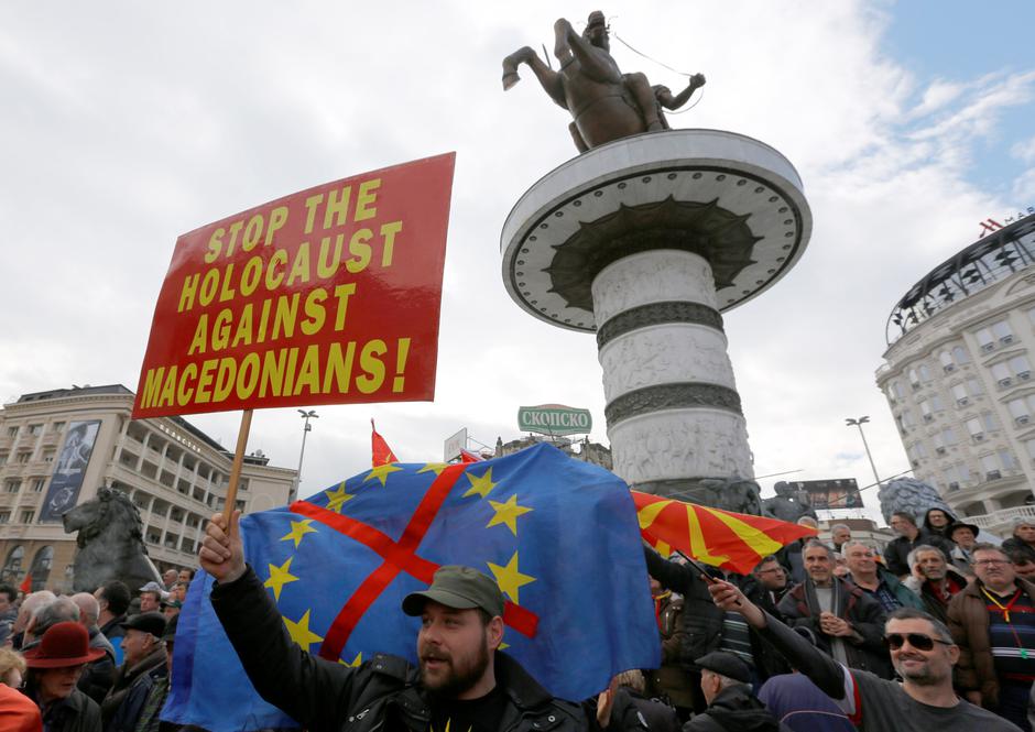 Prosvjedi u Skopju radi imena Makedonija | Author: REUTERS