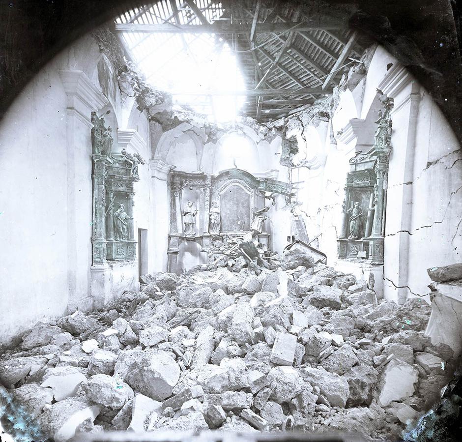 Potres u Zagrebu 1880. godine | Author: Ivan Standl/Muzej grada Zagreba