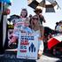 The US Navy Nimitz-class aircraft carrier USS Abraham Lincoln returns home following an extended deployment in the Middle East at Naval Base Coronado in San Diego