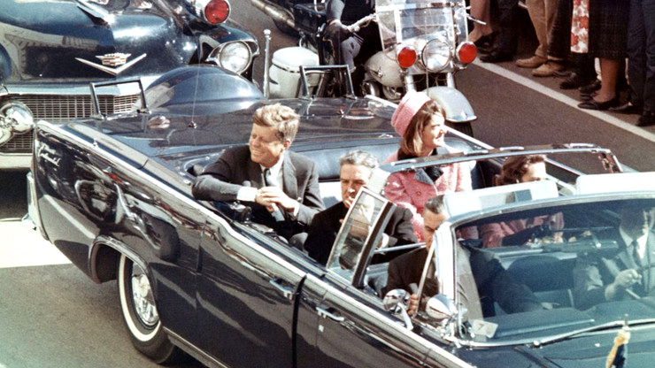 JFK u limuzini prije ubojstva