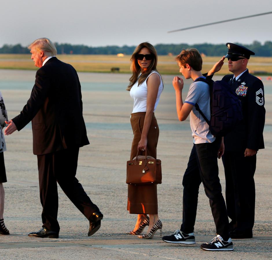 Melania, Donald i Baron Trump | Author: Reuters/Pixsell