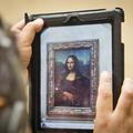 Turist u Louvreu slika Mona Lisu