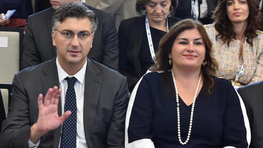 Andrej Plenković i Gabrijela Žalac
