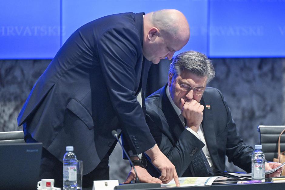 Zagreb: Plenković se sastao s predstavnicima trgovačkih lanaca i proizvođača zbog daljnjih koraka za zaštitu potrošača | Author: Neva Zganec/PIXSELL