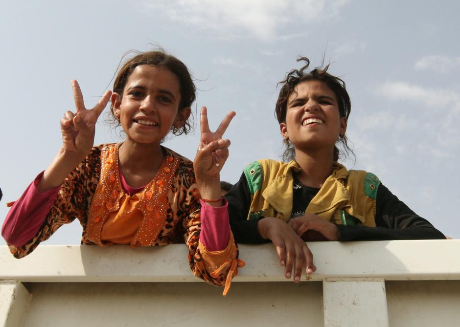 Izbjegle djevojčice u Iraku | Author: AZAD LASHKARI/REUTERS/PIXSELL