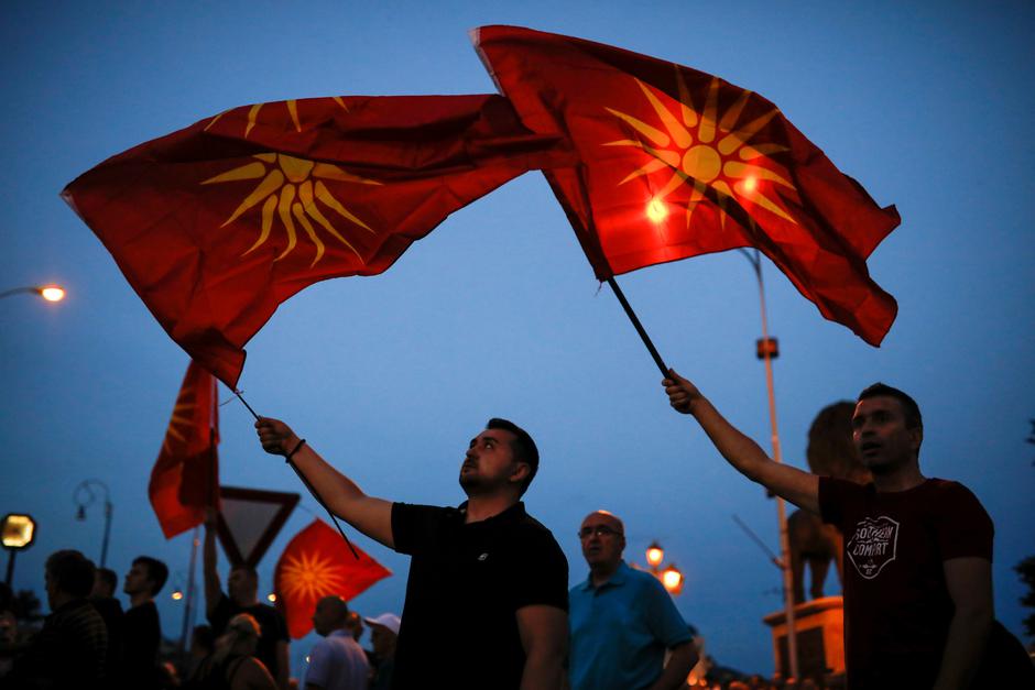 Prosvjedi u Makedoniji | Author: MARKO DJURICA/REUTERS/PIXSELL