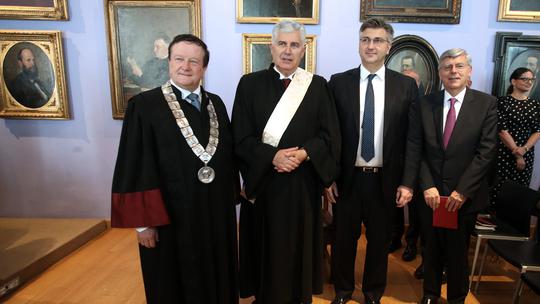 Dragan Čović, Damir Boras, Andrej Plenković