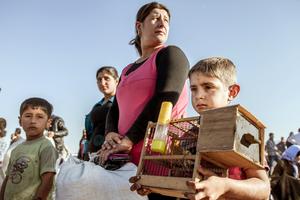 Sirijski izbjeglice na turskoj granici