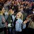 People celebrate the victory of the Student List in Belgrade