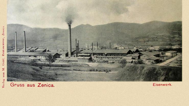 Narrow Gauge Railway Bosnabahn Ironworks Zenica