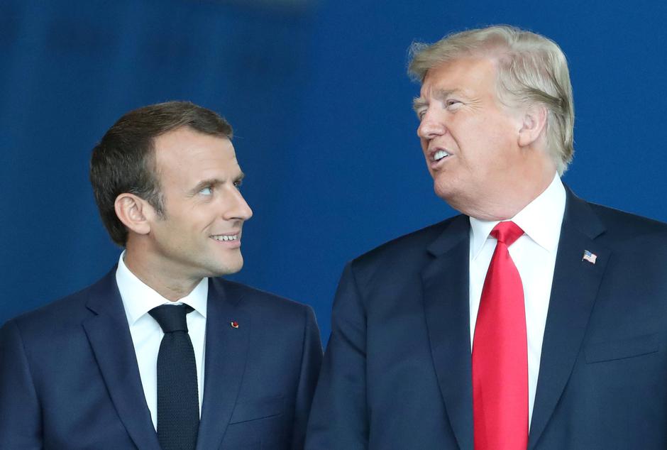 Emmanuel Macron i Donald Trump | Author: pool/REUTERS/PIXSELL