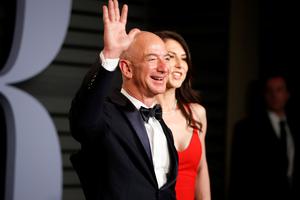 Jeff Bezos s bivšom suprugom