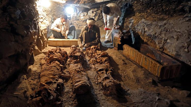 Mumije pronađene u rujnu 2017. kod Luxora