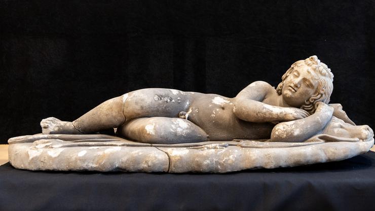 Pula: Predstavljen nedavno poronađen "Usnuli Kupid"