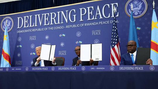 FILE PHOTO: U.S. President Trump hosts leaders of Congo and Rwanda, in Washington