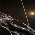 Površina asteroida, ilustracija