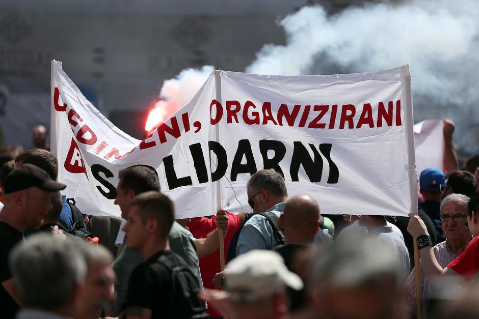 Štrajk radnika Uljanika i 3. maja | Author: Goran Stanzl/PIXSELL