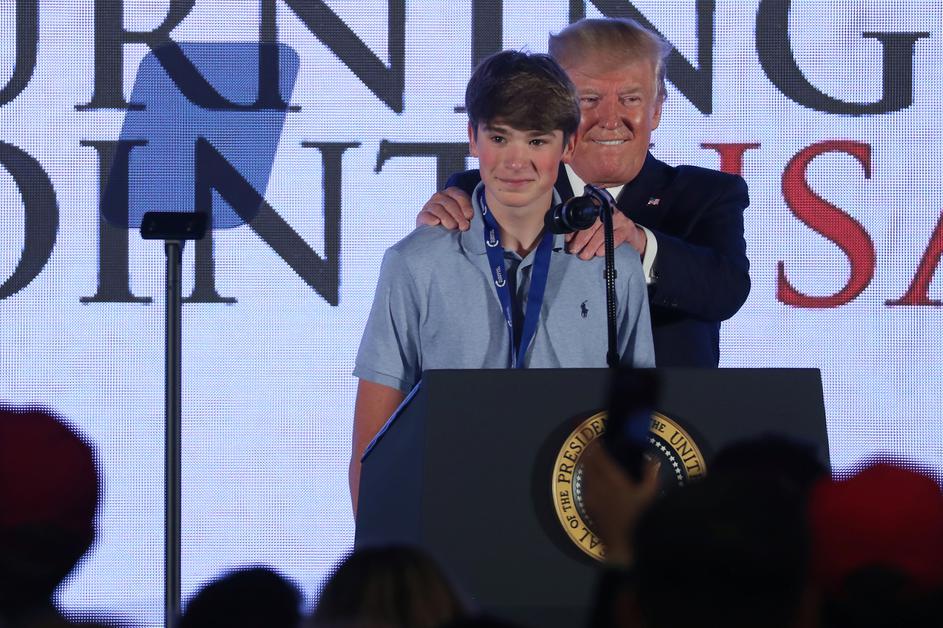 Donald Trump, govor pred mladima u Washingtonu 23.07.2019. kad se neviđeno osramotio
