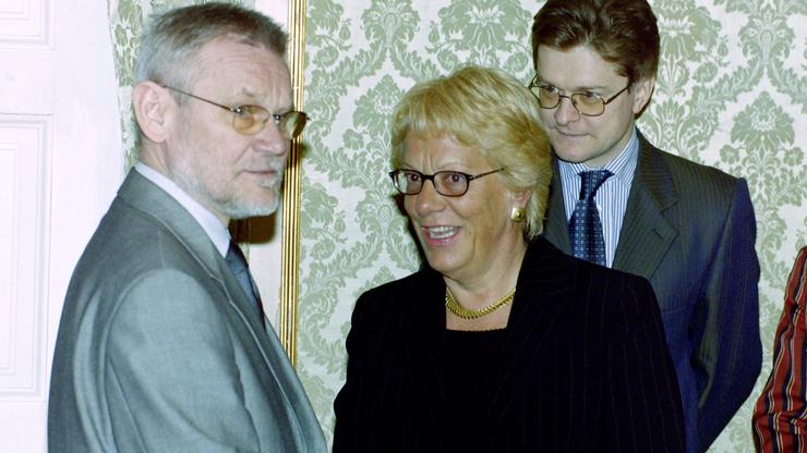 Zagreb: Premijer Račan susreo se s tužiteljicom suda u Haagu Carlom Del Ponte, 16.04.2003.