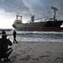Russia Bahamian Cargo Ship Running Aground
