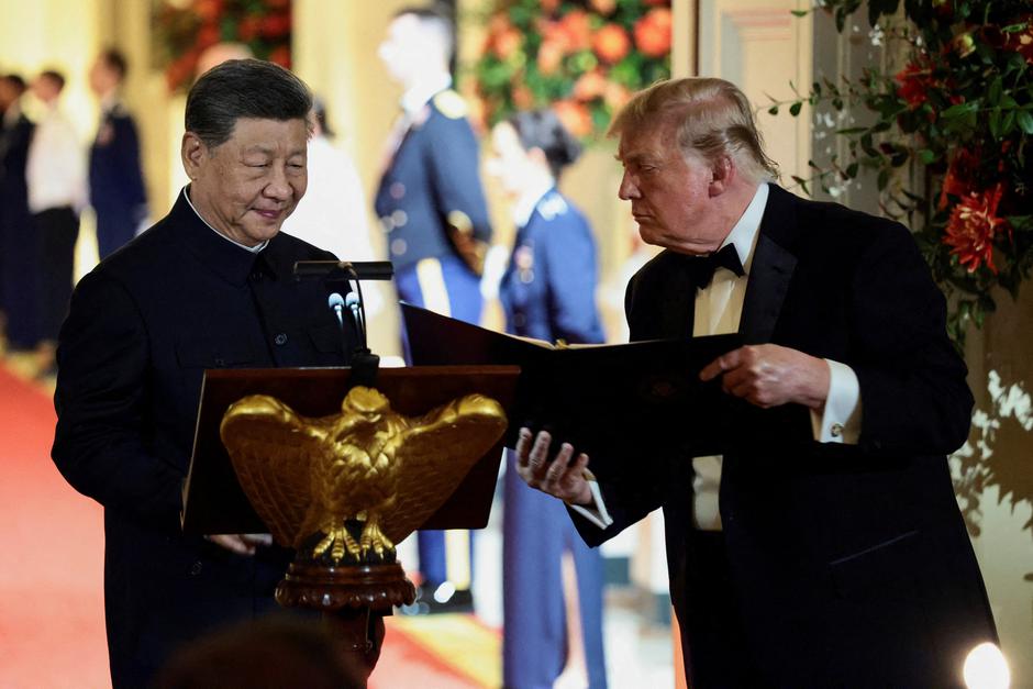 US President Donald Trump hosts state dinner for China's President Xi Jinping at the White House in Washington, D.C. | Author: Evelyn Hockstein