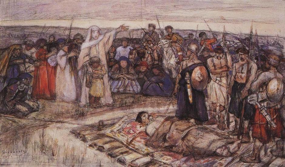 Umjetničke i povijesne ilustracije princeze Olge iz Kijeva | Author: Wikipedia