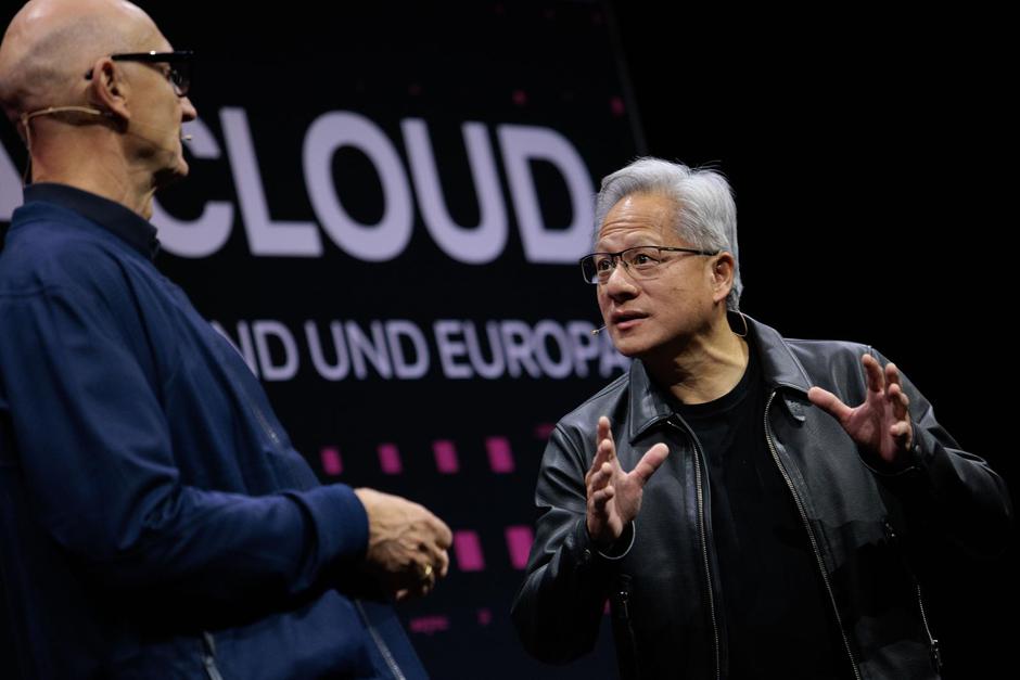 Telekom and Nvidia present AI factory | Author: CARSTEN KOALL/DPA