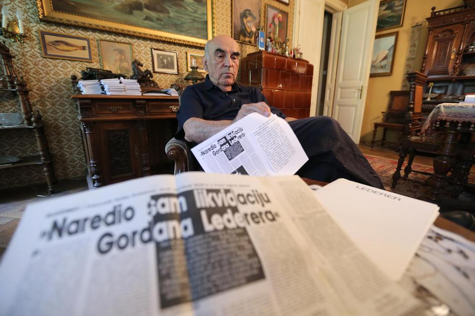 Zagreb: Prvislav Lederer, otac poginulog snimatelja Gordana Lederera | Author: Robert Anic/PIXSELL