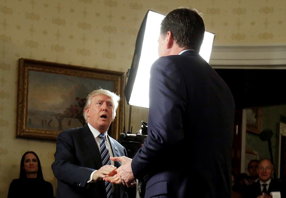 James Comey i Donald Trump | Author: Joshua Roberts/REUTERS/PIXSELL