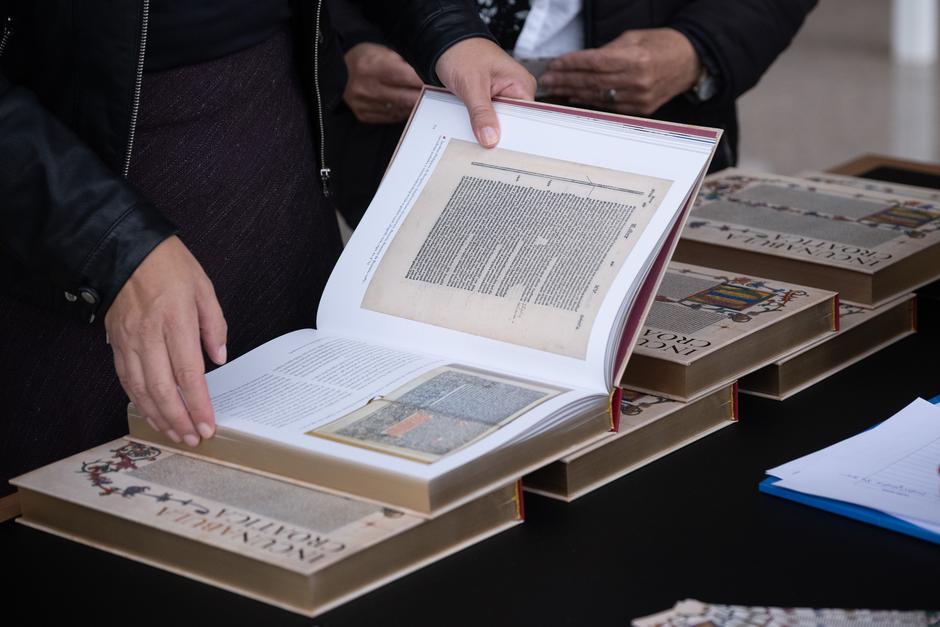 Zagreb: Ministrica kulture Nina Obuljen Koržinek na predstavljanju monografije "Incunabula Croatica" | Author: Davor Puklavec/PIXSELL