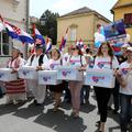 Zagreb: Okupljanje GI "Narod odlučuje" uoči predaje Zahtjeva za raspisivanje referenduma Saboru