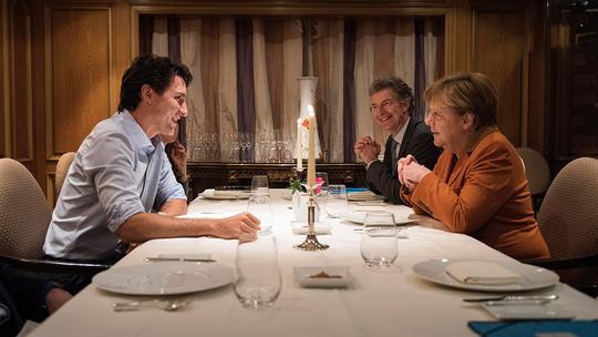 Justin Trudeau i Angela Merkel, 17. 02. 2017.