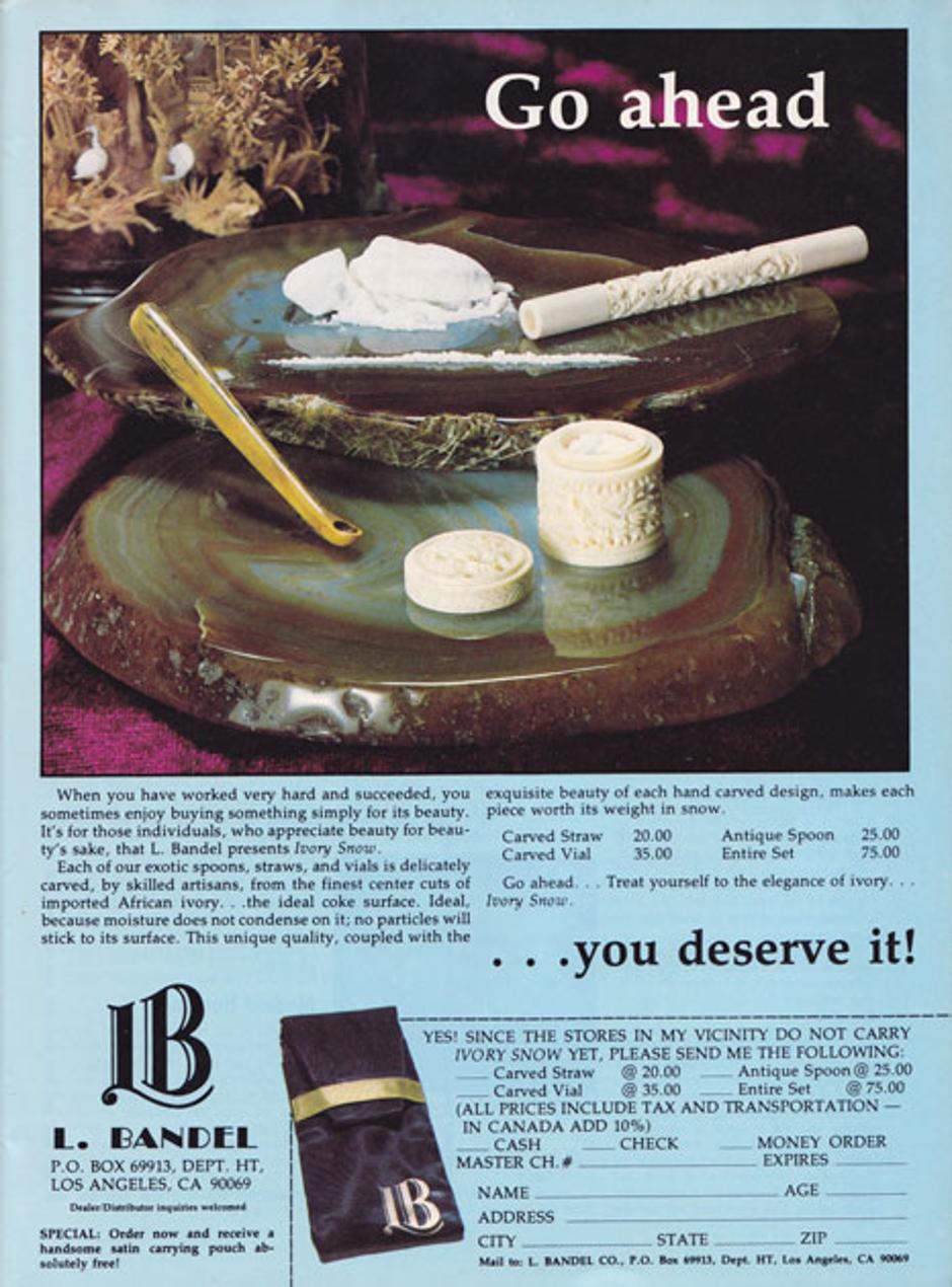 Kokainski oglasi iz 1970-ih | Author: Imgur