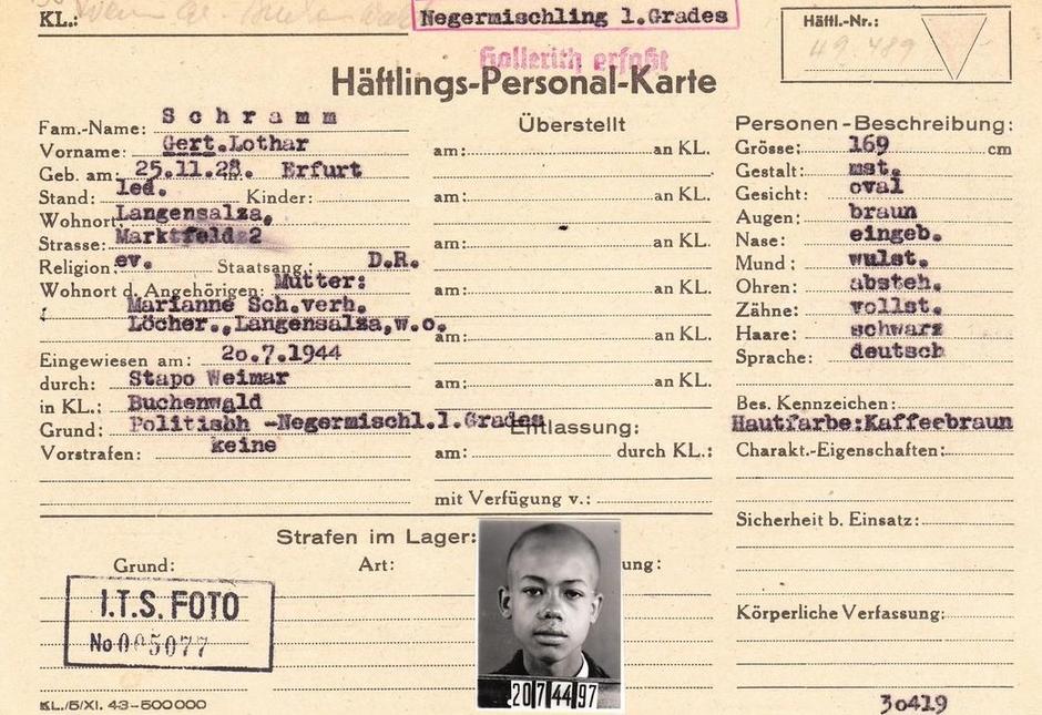 Gert Schramm, crni Nijemac, 1944. s 15 godina završio u logoru | Author: YouTube screenshot