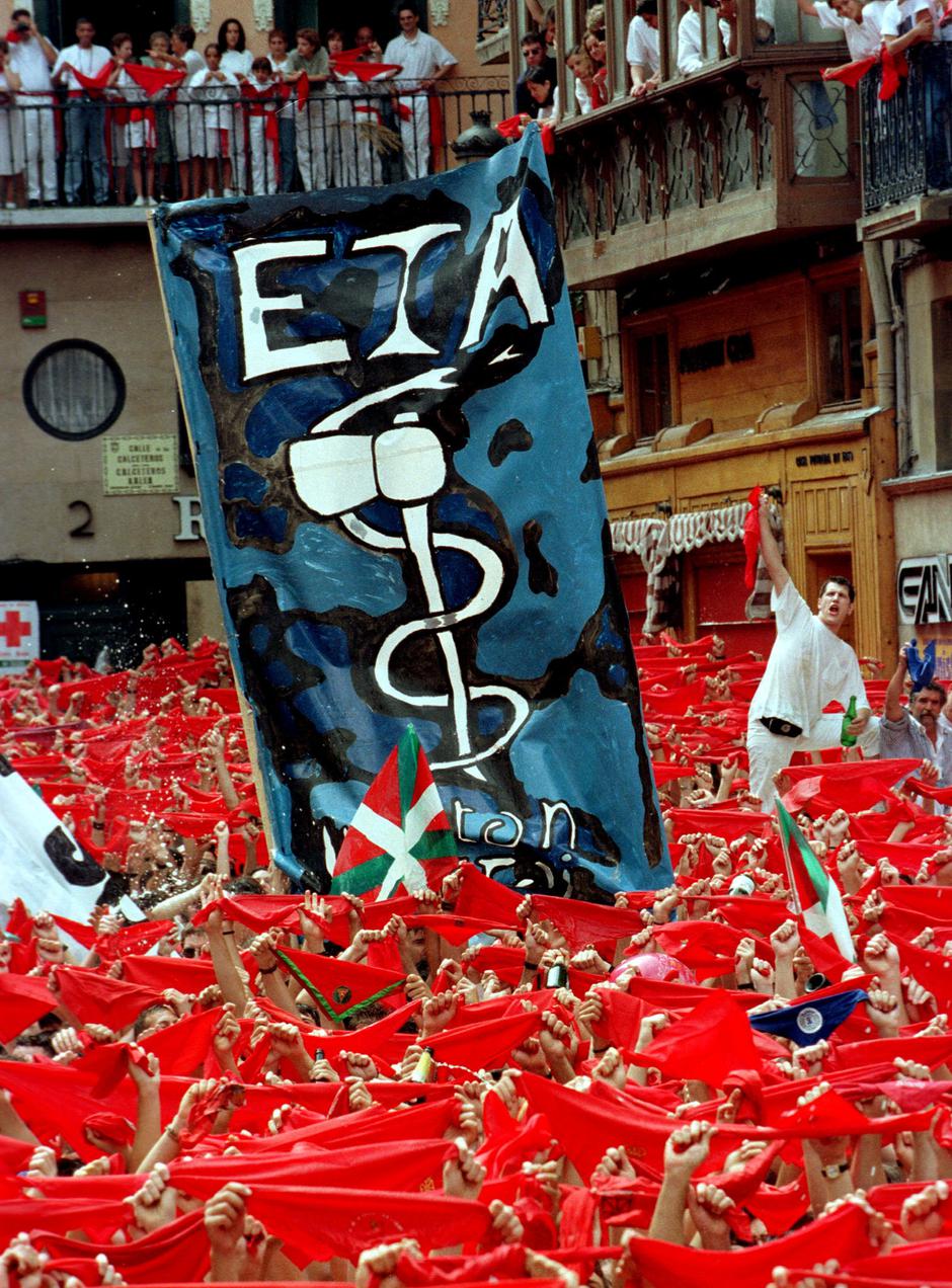 Podrška ETA-i u Pamploni 1996. | Author: DESMOND BOYLAN/REUTERS/PIXSELL