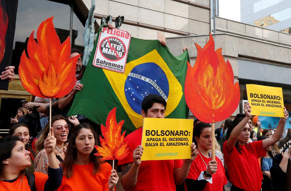 Demonstracije protiv Jaira Bolsonara i za spas Amazonije | Author: RODRIGO GARRIDO/REUTERS/PIXSELL