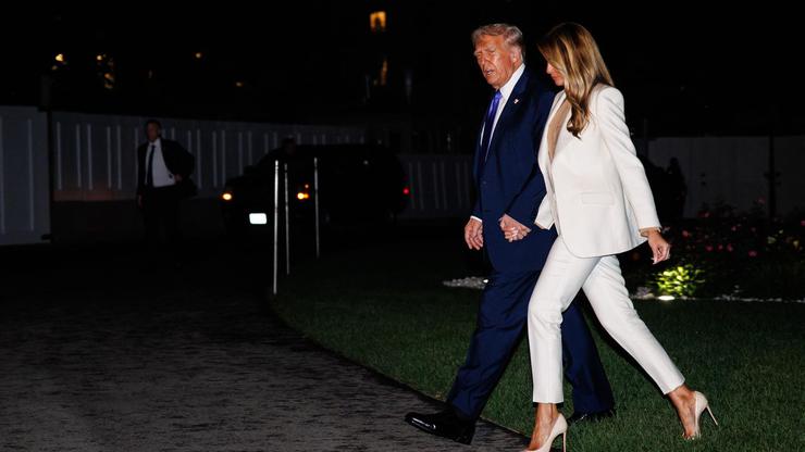 DC: U.S. President Donald Trump Returns to White House from UN General Assembly in New York