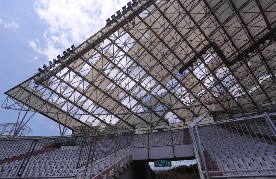 Poljud oštećen u oluji koja je poharala Split