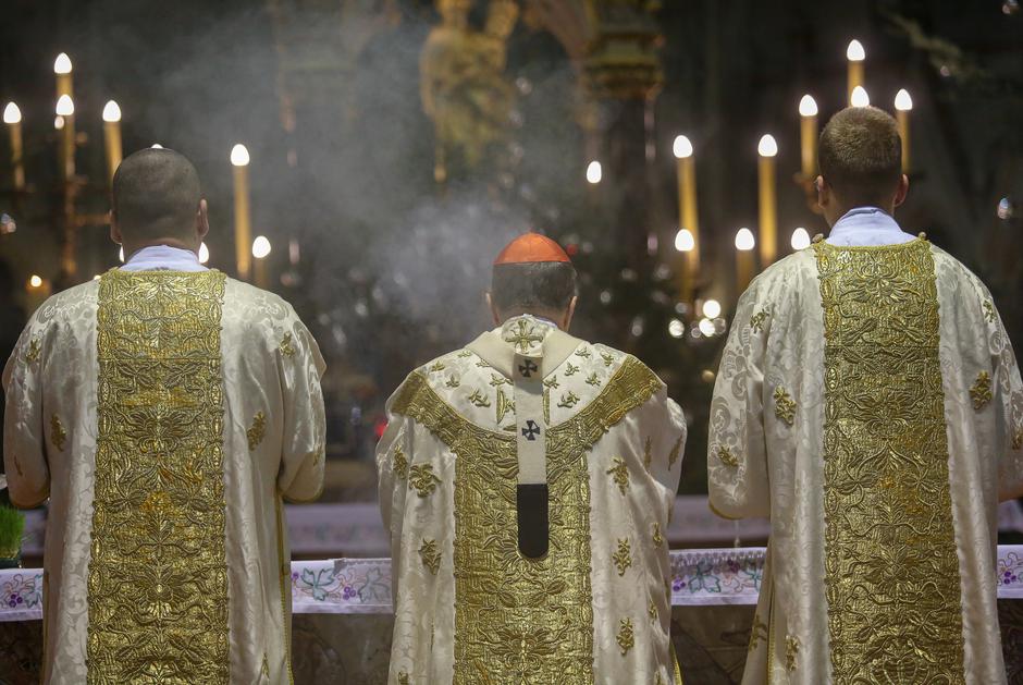 Zagreb: Kardinal Bozanić u katedrali predvodio misu polnoćku | Author: Matija Habljak/PIXSELL