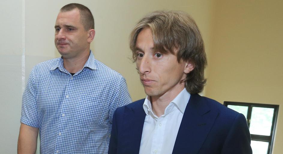 Luka Modrić dolazi na suđenje Mamiću