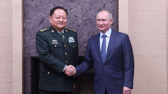 RUSSIA-MOSCOW-PRESIDENT-PUTIN-CHINA-ZHANG YOUXIA-MEETING