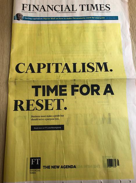 Naslovnica i stranice Financial Timesa