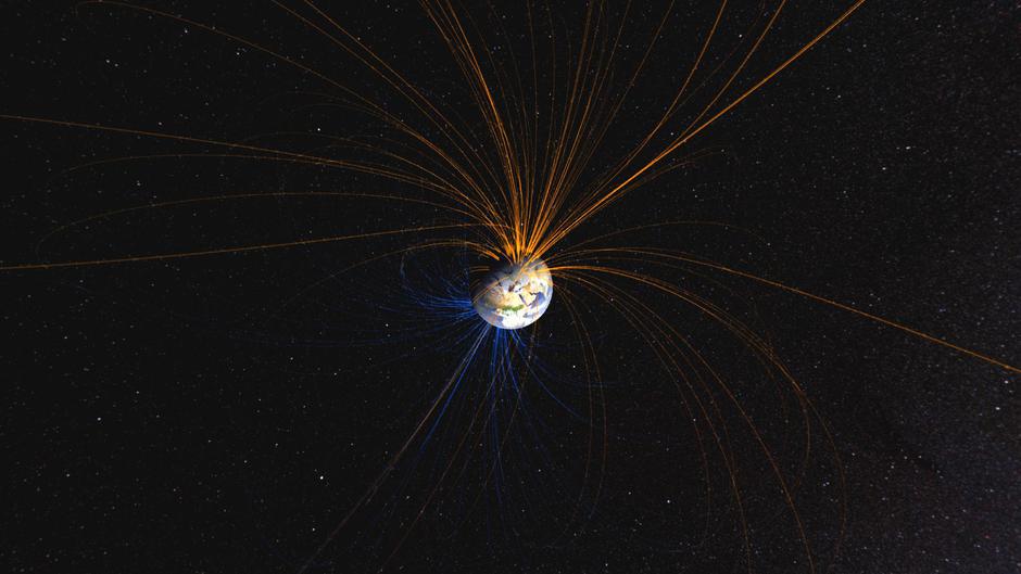 Silnice magnetskog polja Zemlje, prikazane iz svemira | Author: NASA