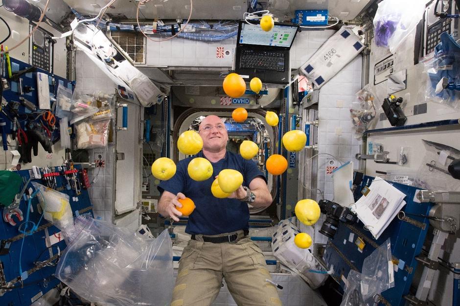 Scott Kelly i limun | Author: NASA