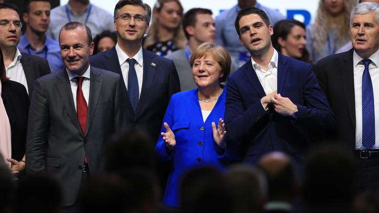 Angela Merkel na skupu HDZ-a