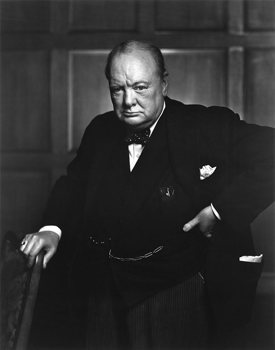 Portret Winstona Churchilla | Author: Wikipedia