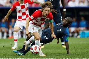 Luka Modrić, trenutak s utakmice Hrvatska-Francuska 2:4