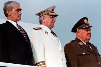 Zagreb: Franjo Tuđman na vojnoj paradi na Jarunu, 30.05.1995.